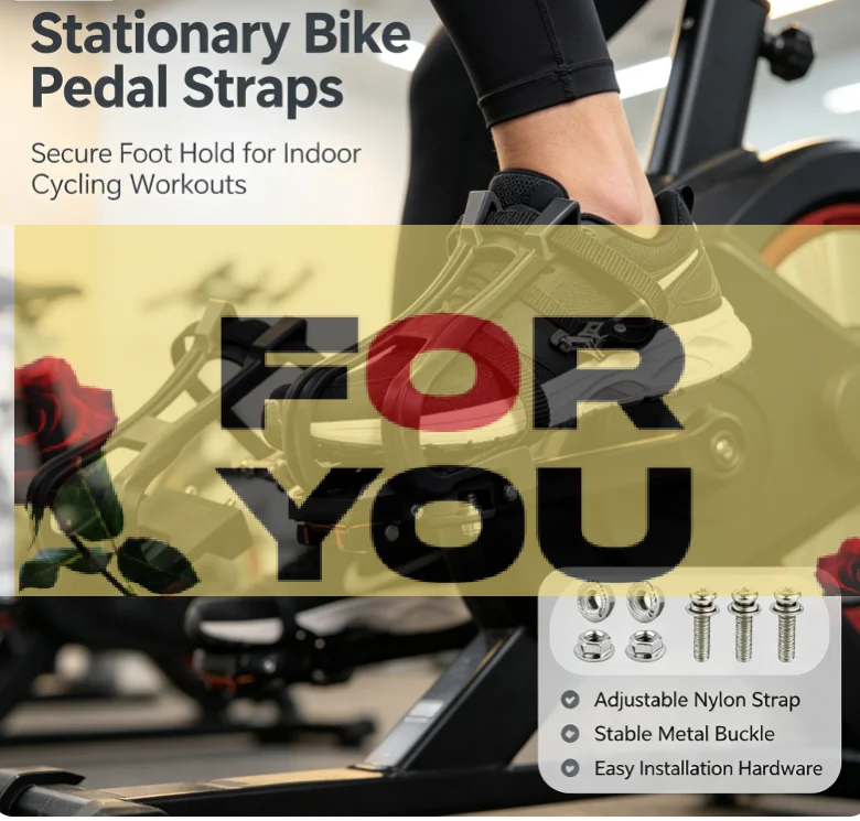 【OD】1pair Cycling  Road Bike Pedal Toe Clip Strap Belts Bicycle Pedal Shoe Harness Cycling Shoes Casing Holder Band Strip