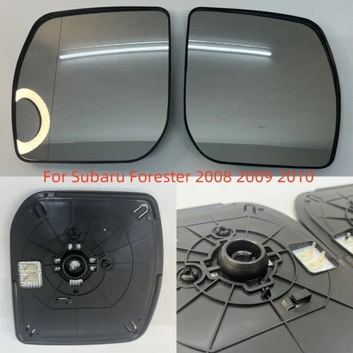 Imagen 1 del producto Para Subaru Forester 2008 2009 2010 accesorios de coche parte exterior lente reflectante lateral espejo retrovisor lentes de cristal con calefacción