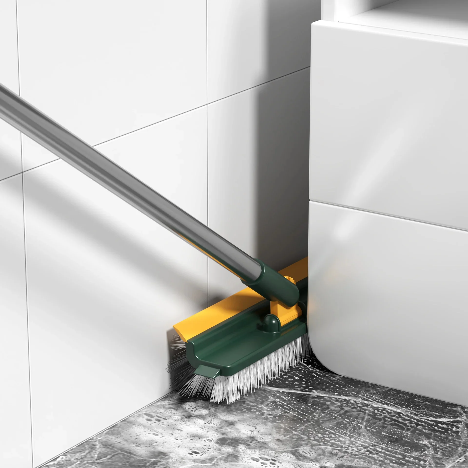 Bathroom Floor Brush Wash the floor Brush the ground Seam Brush Tile Long Handle Wall Wash Toilet Cleaning