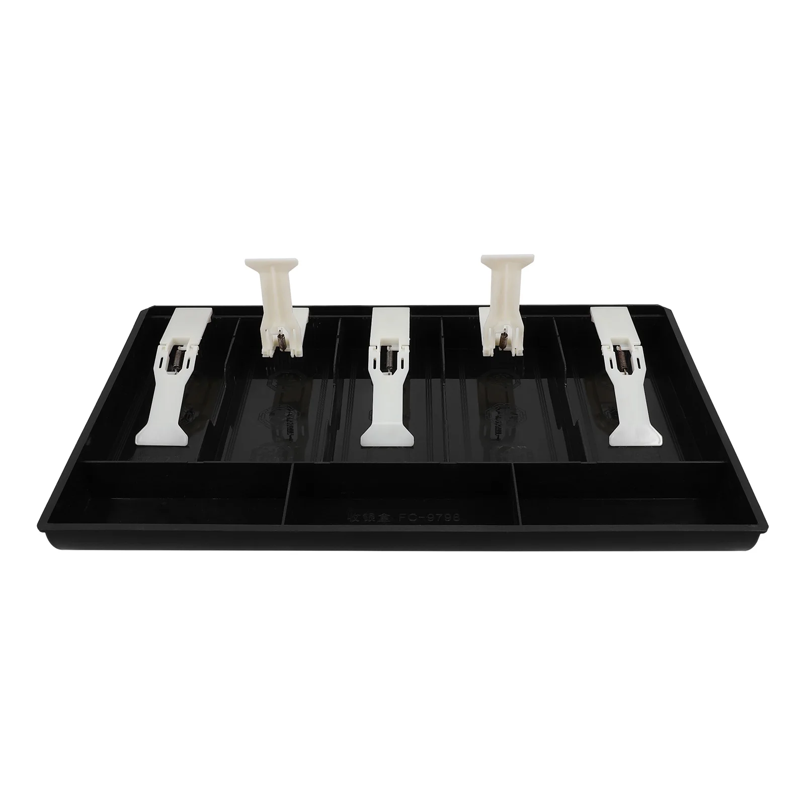 

Five-grid Cashier Box Cash Tray Drawer Insert Money Storage Multi Compartment Register Organizer Store Coin Holder
