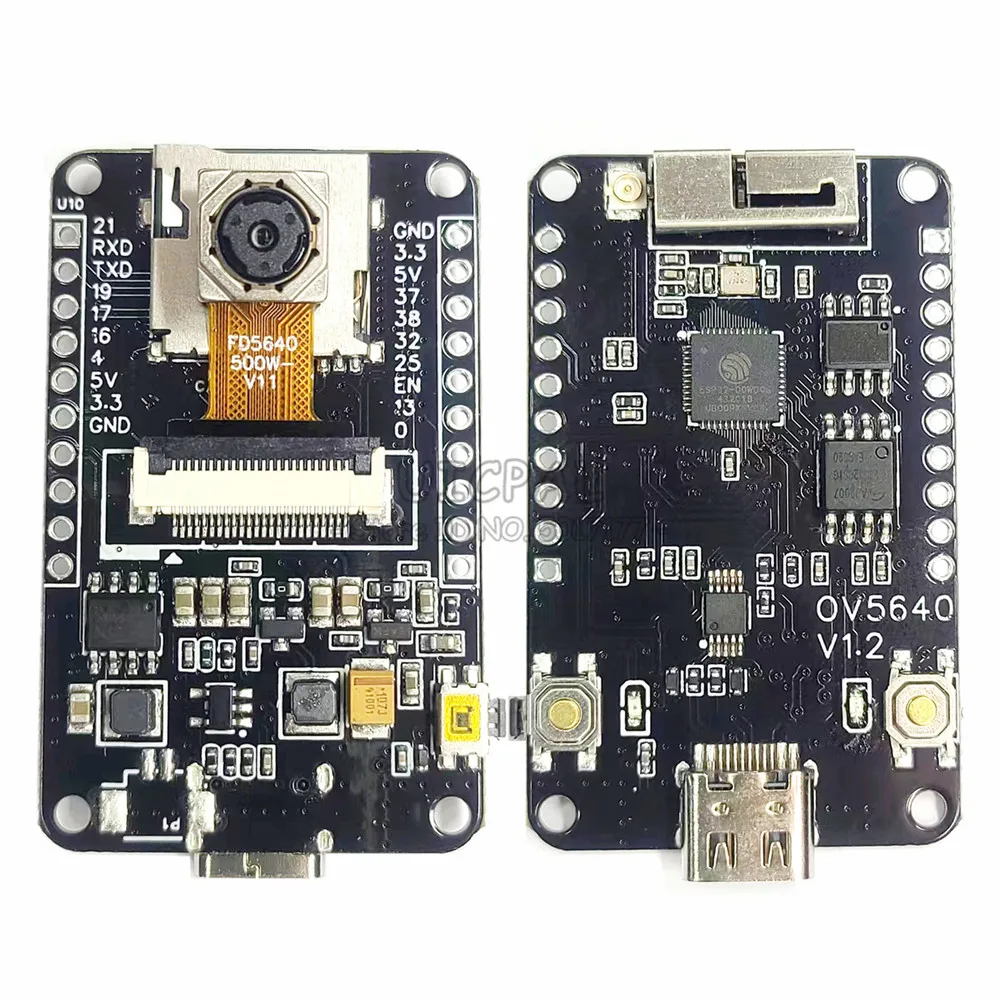 New OV5640 ESP32 CAM WiFi Bluetooth Development Board with TF Slot 66 120 160 Degree 8MB PSRAM IP5306 TFT HD 5MP Autofocus