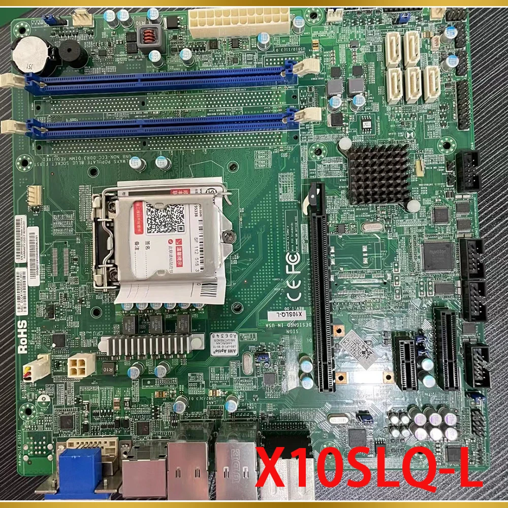 For Supermicro Embedded Desktop Motherboard 4th Gen. Core i7/i5/i3 Up To 16GB Non-ECC LGA1150 DDR3 X10SLQ-L