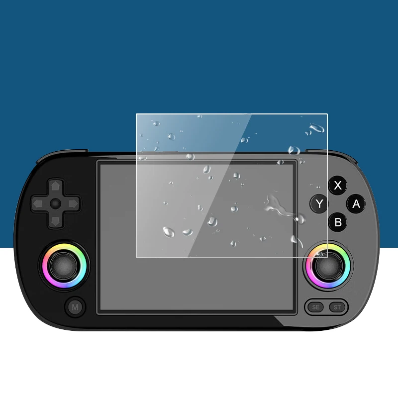 Pellicola protettiva per schermo in vetro temperato duro per console per videogiochi portatile ANBERNIC RG40XX H Accessori RG40XXH