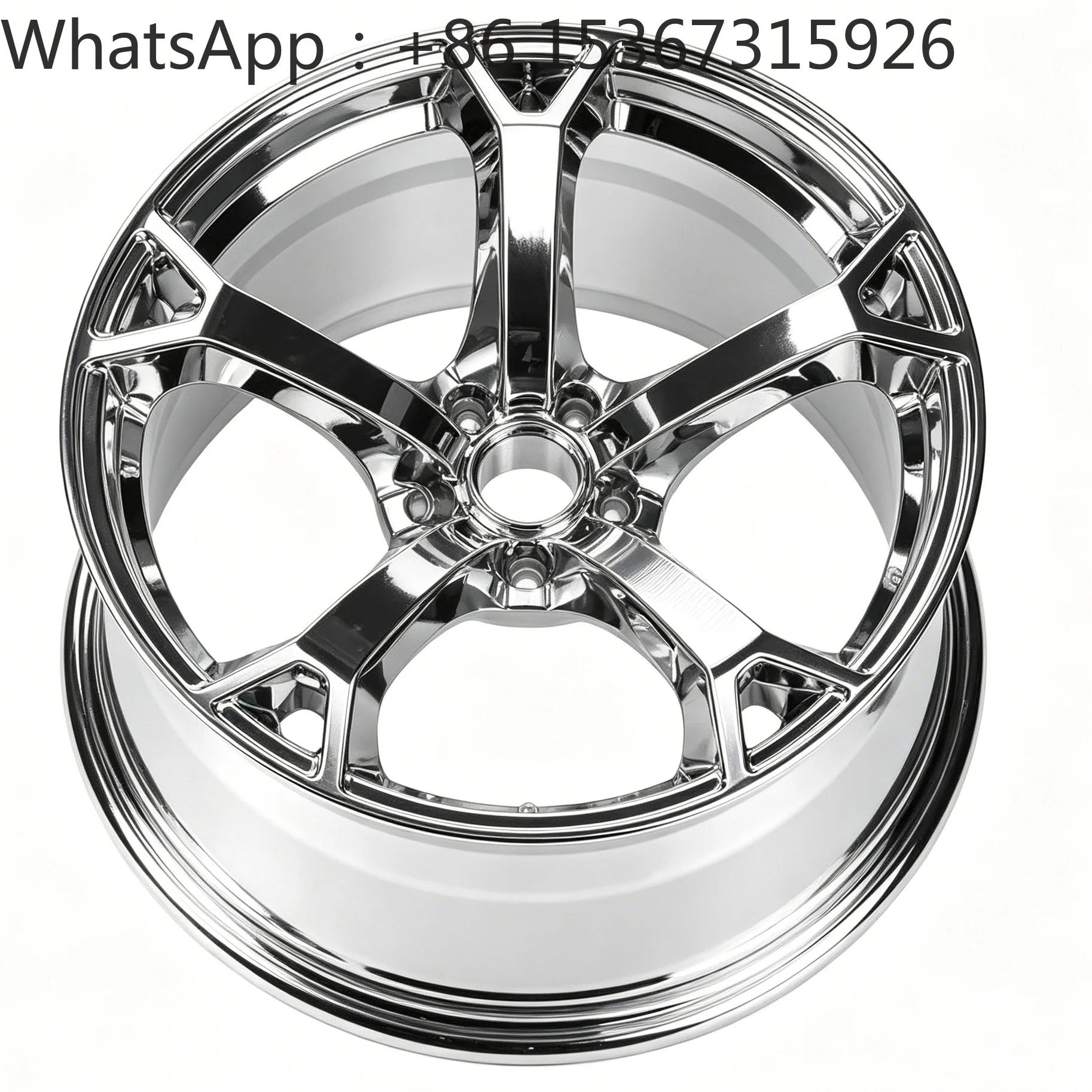 

16-22 Inch Triple Chrome Silver Forged Wheel Rims 5x114.3 PCD Universal Sports Car Replacement Wheels In Stock