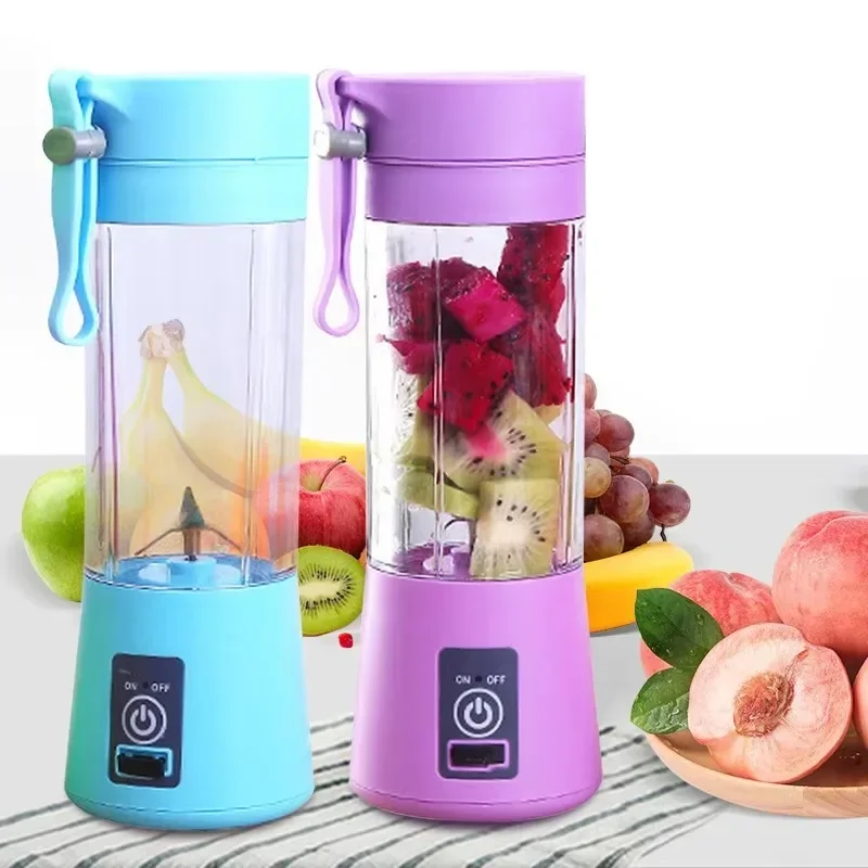 Máquina eléctrica práctica de jugo para el hogar, exprimidor de frutas multifuncional, recargable por USB, Mini licuadora, exprimidor Personal