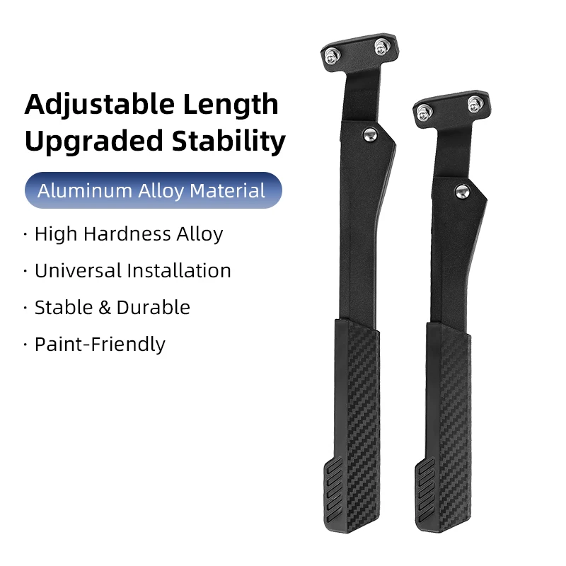 ESLNF Bike Kickstand Aluminum Alloy Anti-fracture Adjustable Length Bicycle Side Stand for Mountain Road Bikes