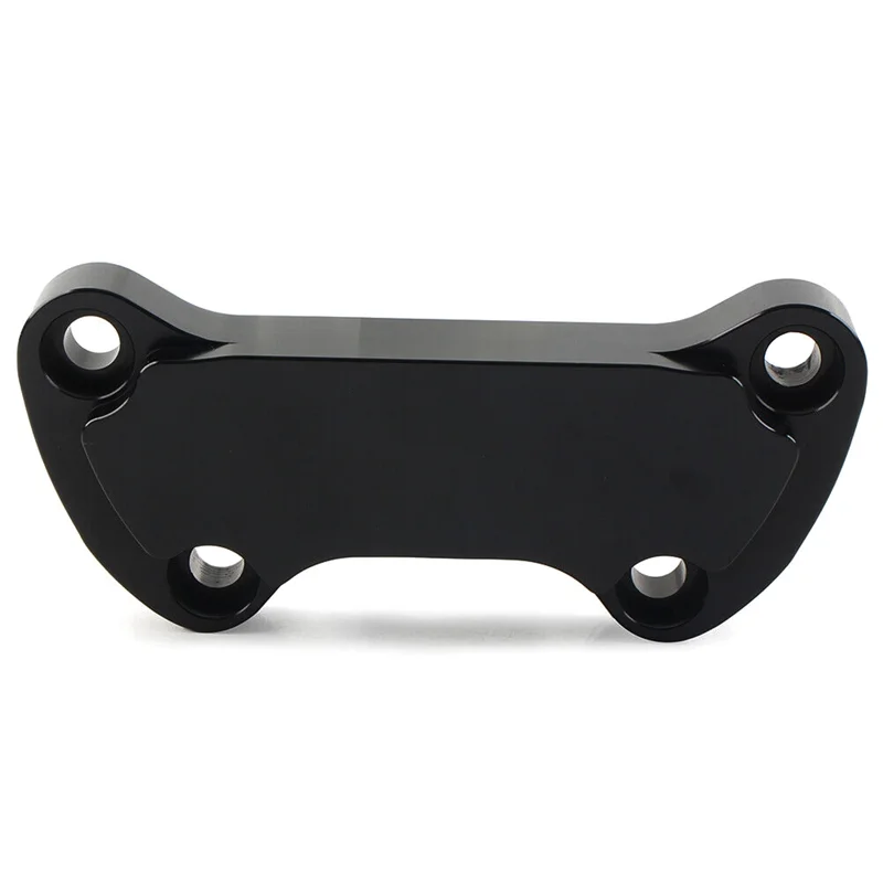 1Inch Handlebar Riser Top Clamp Cover for Harley Dyna Softail Sportster 883 Black