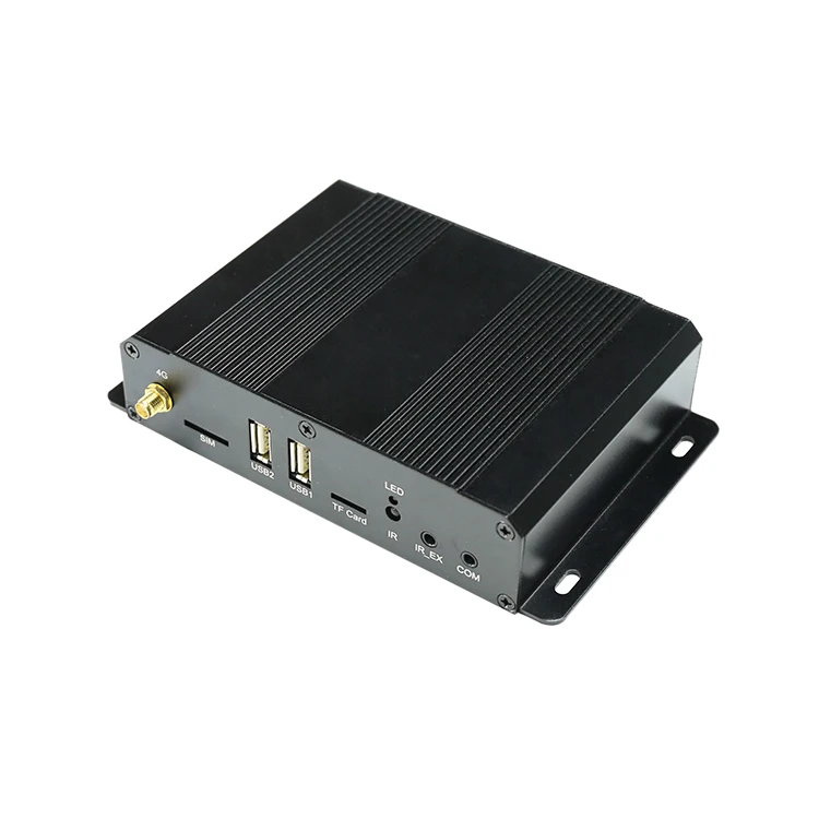 Digital Signage Box For Rk3399 Android 9.0 Horizontal 4K Digital Signage Media Player