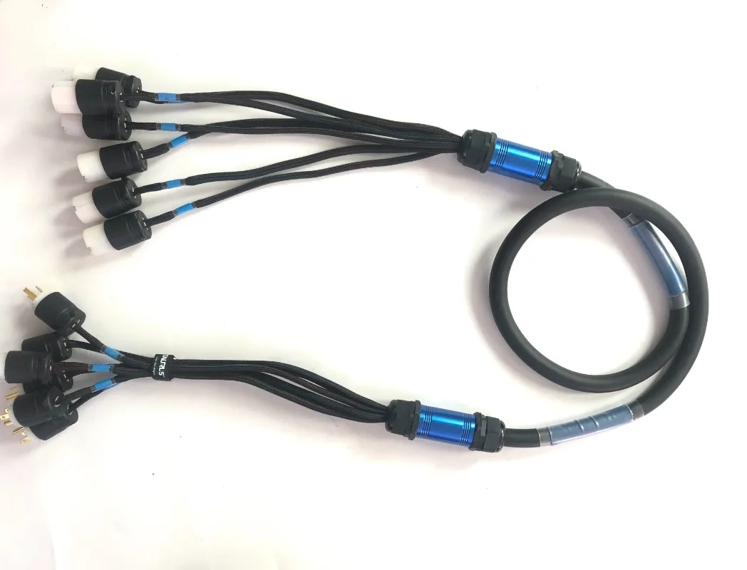 2024 new customized Breakout cable 6 way  to Edison  Split cable