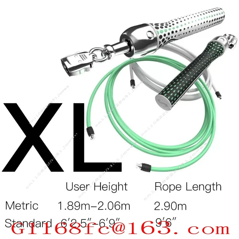 Load Bearing High-speed Entanglement Self-locking Spiral Skipping Rope, Detachable