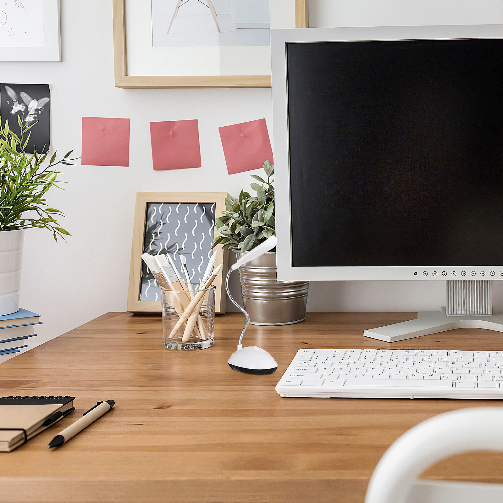 Foldable Led Desk Light Powered Student Lamp For Reading Portable Desktop Night Light 3 Color Temperatures Lightweight