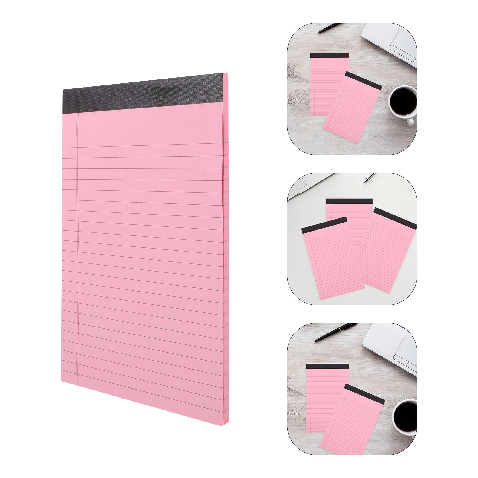 4 Pcs Legal Pad Note Books Time Plan Notepads Office Supplies Notebook Legal Memo Pad Portable Pocket Idea Tear Off Student