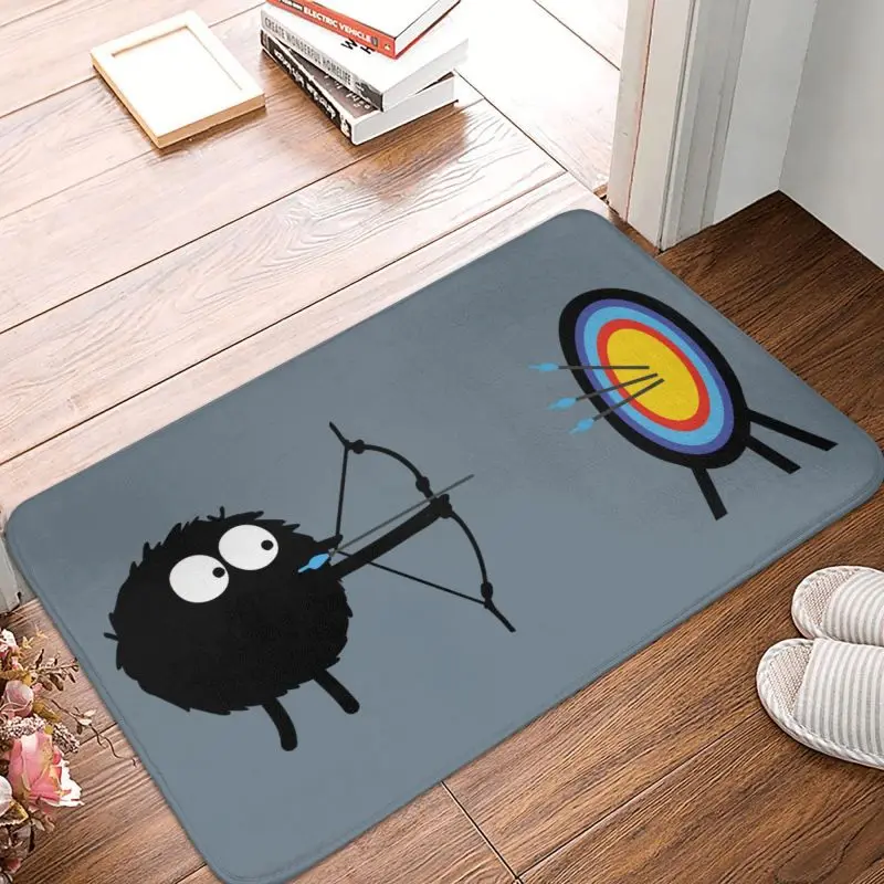 Archery Target Front Door Mat Anti-Slip Outdoor Absorbent Archer Bow Hunting Lover Doormat Kitchen Bedroom Entrance Rug Carpet