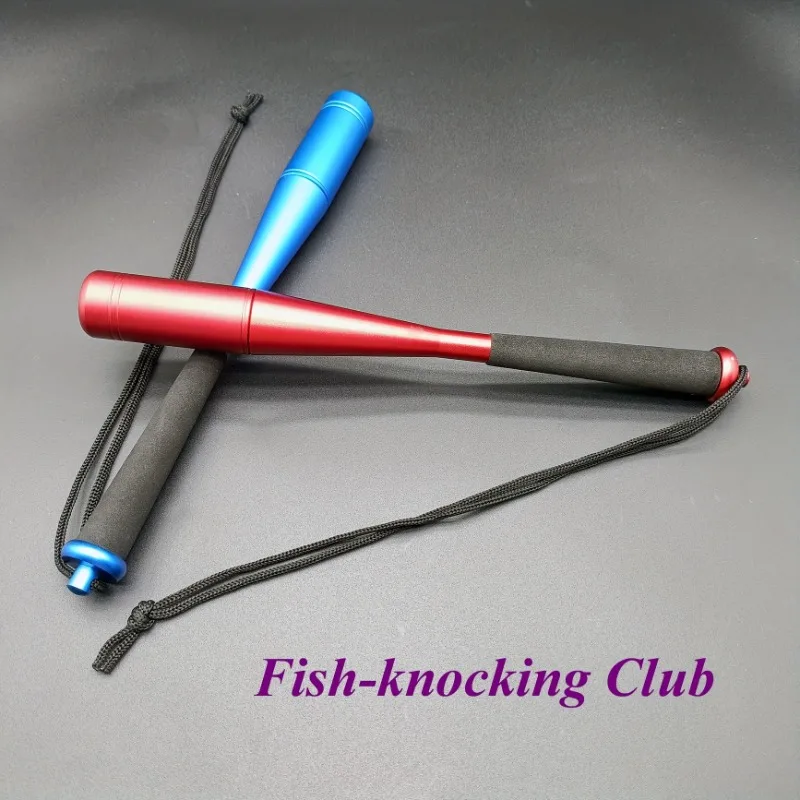 アルミ合金 EVA 魚ノッカー魚ノックスティッククラブルアー中空釣りハンマー取り外し可能な金属ギア用品タックルツール