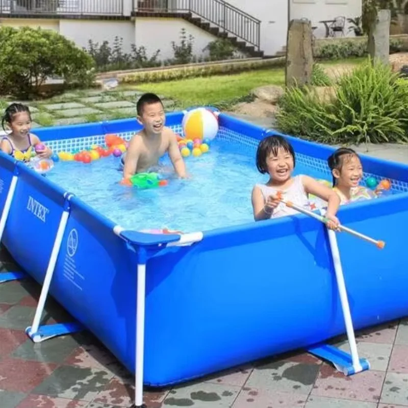 For Intex 28270 Schwimmbad swimming pool 220cm * 150cm * 60cm piscine garden rectangular frame above outdoor swimming pool