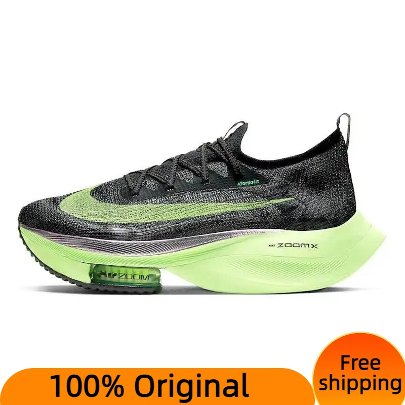 Nike Air Zoom Alphafly Next% Black Electric Green Sneakers shoes CI9925-400 With Original Box