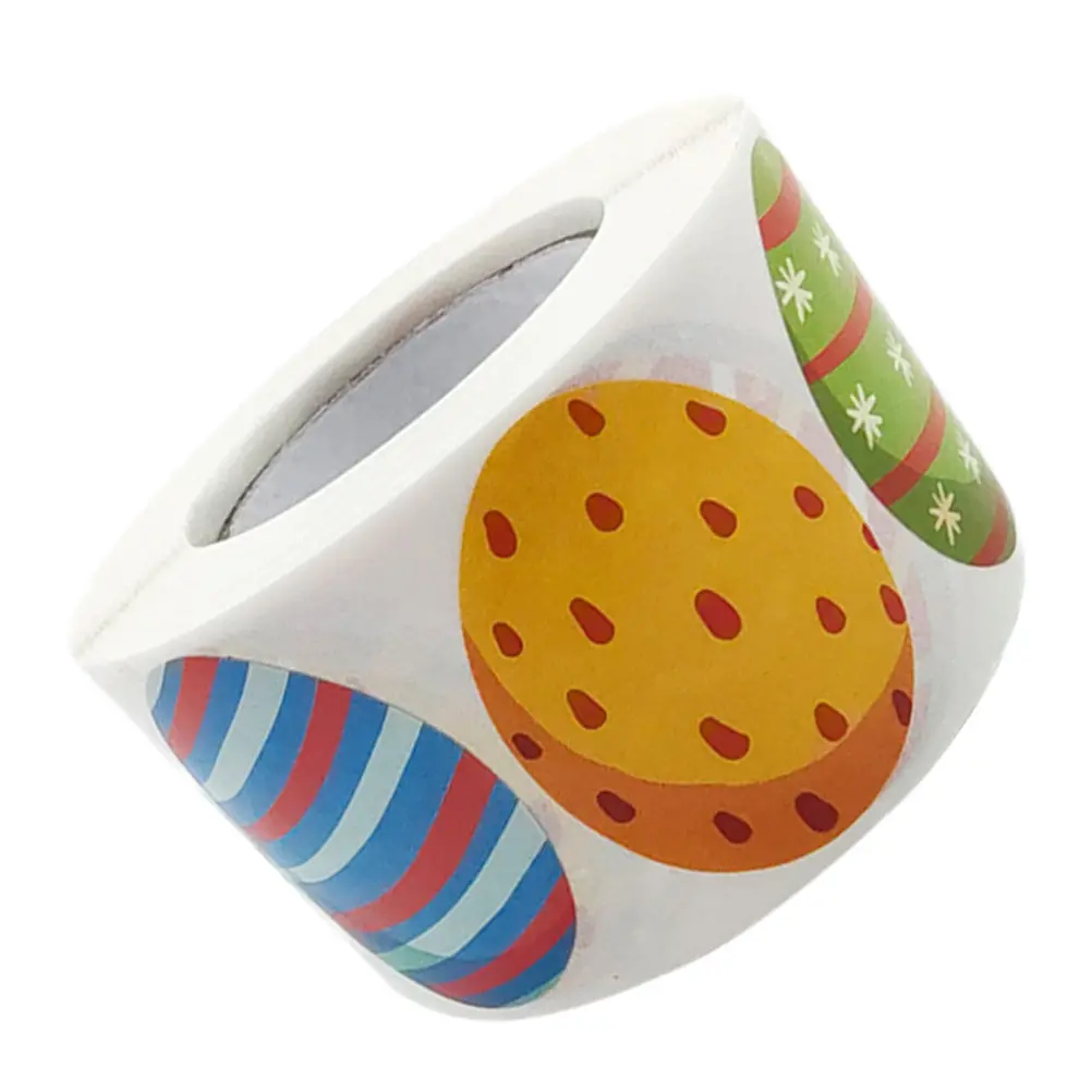 500Pcs Easter Decoration Stickers Eco Friendly Premium Material Adorable Self Adhesive for Gift Sealing Snack Bags Cake Wrapping