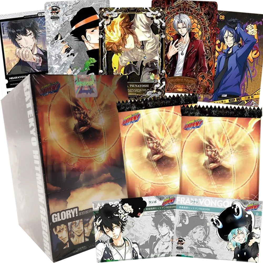 Katekyo Hitman Reborn Collection Cards Sawada Tsunayoshi Anime Protagonist Exquisite Special-shaped Handsome Character Card Toy