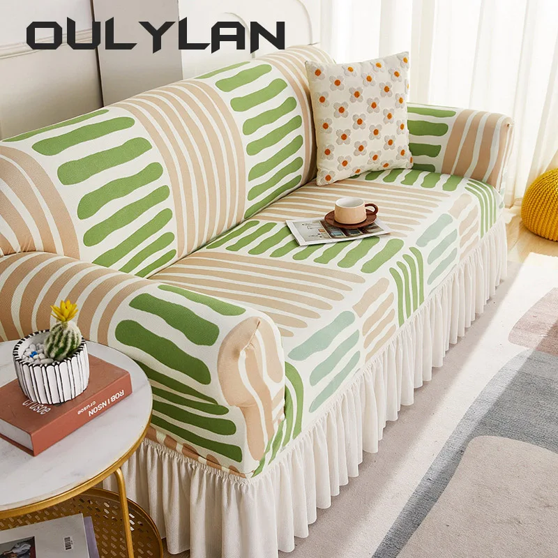 2024 Elastic Sofa Cover For Living Room Printed Sofa Slipcover Sofa Furniture Protector Cover Bedroom Home Decor Couch Cover