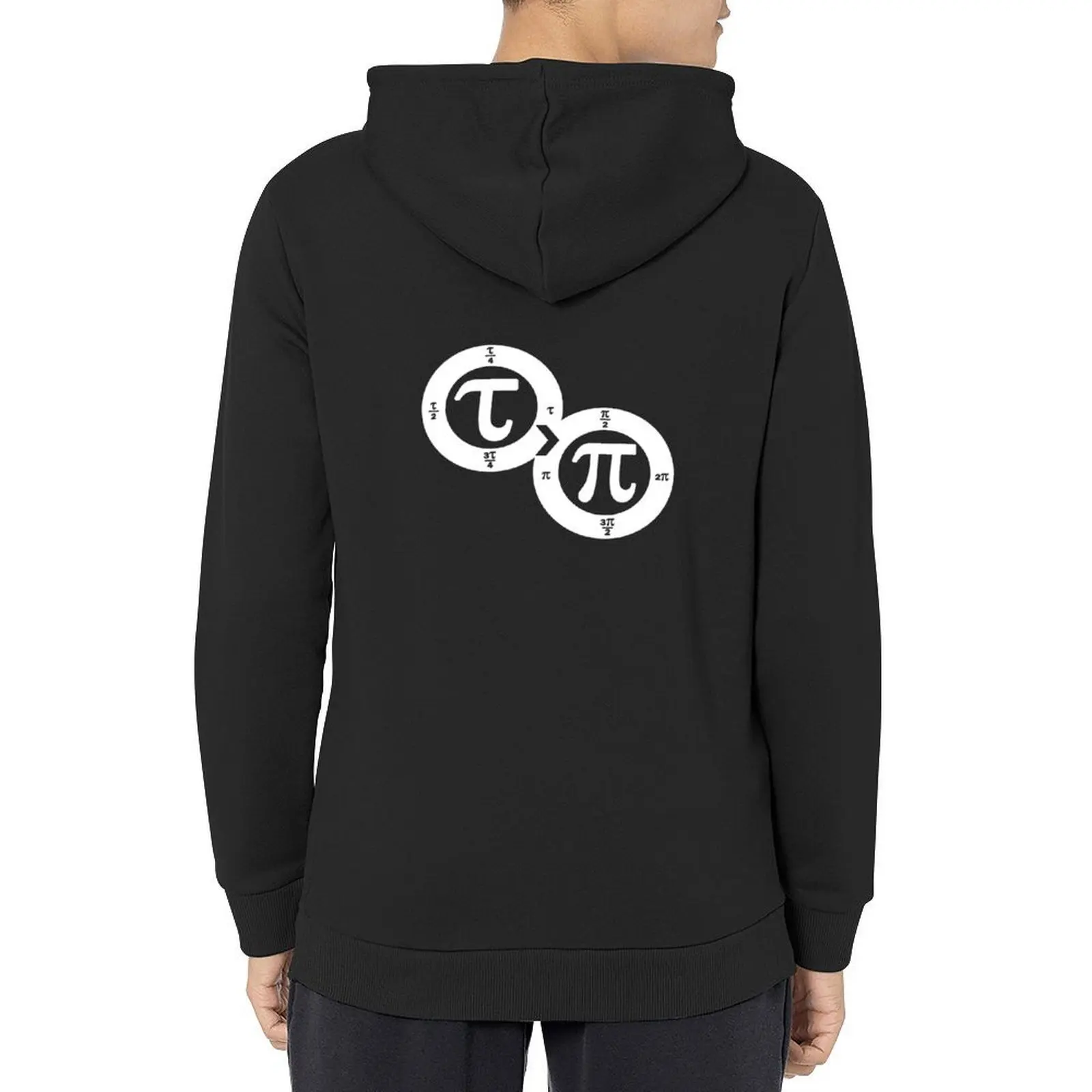 

Tau vs Pi (dark) Hoodie anime clothing mens designer clothes mens clothing korean style clothes tracksuit
