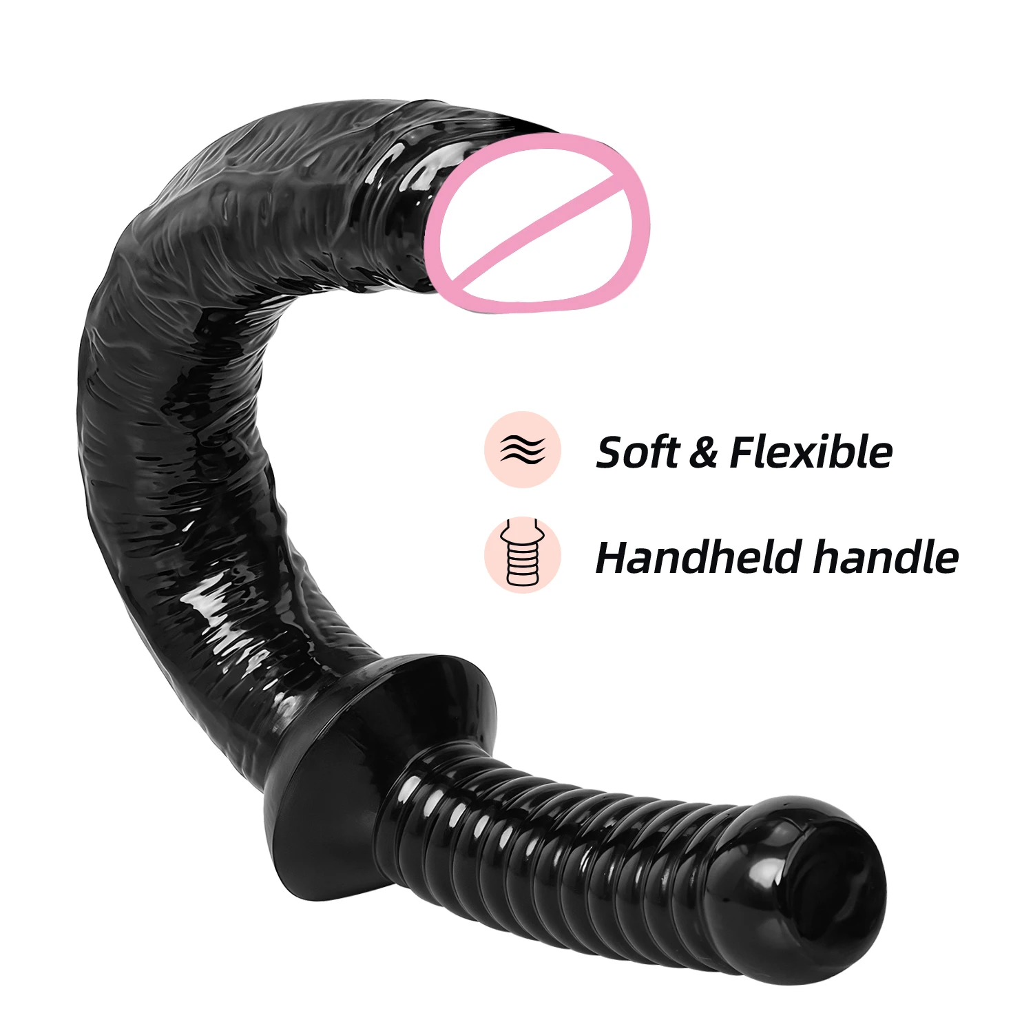Adult Sex Toys Super Long Dildo with Handle Soft Penis Anal Plug Penetration Anal G-Spot Anal Stimulation Samurai Sword Big Dick - view 5