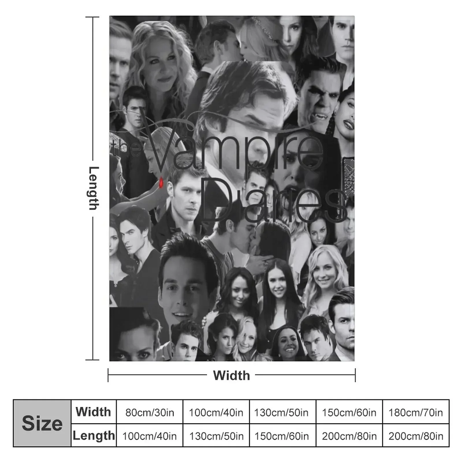Vamp collage Throw Blanket For Decorative Sofa Camping Extra Large Throw Cute Plaid Blankets