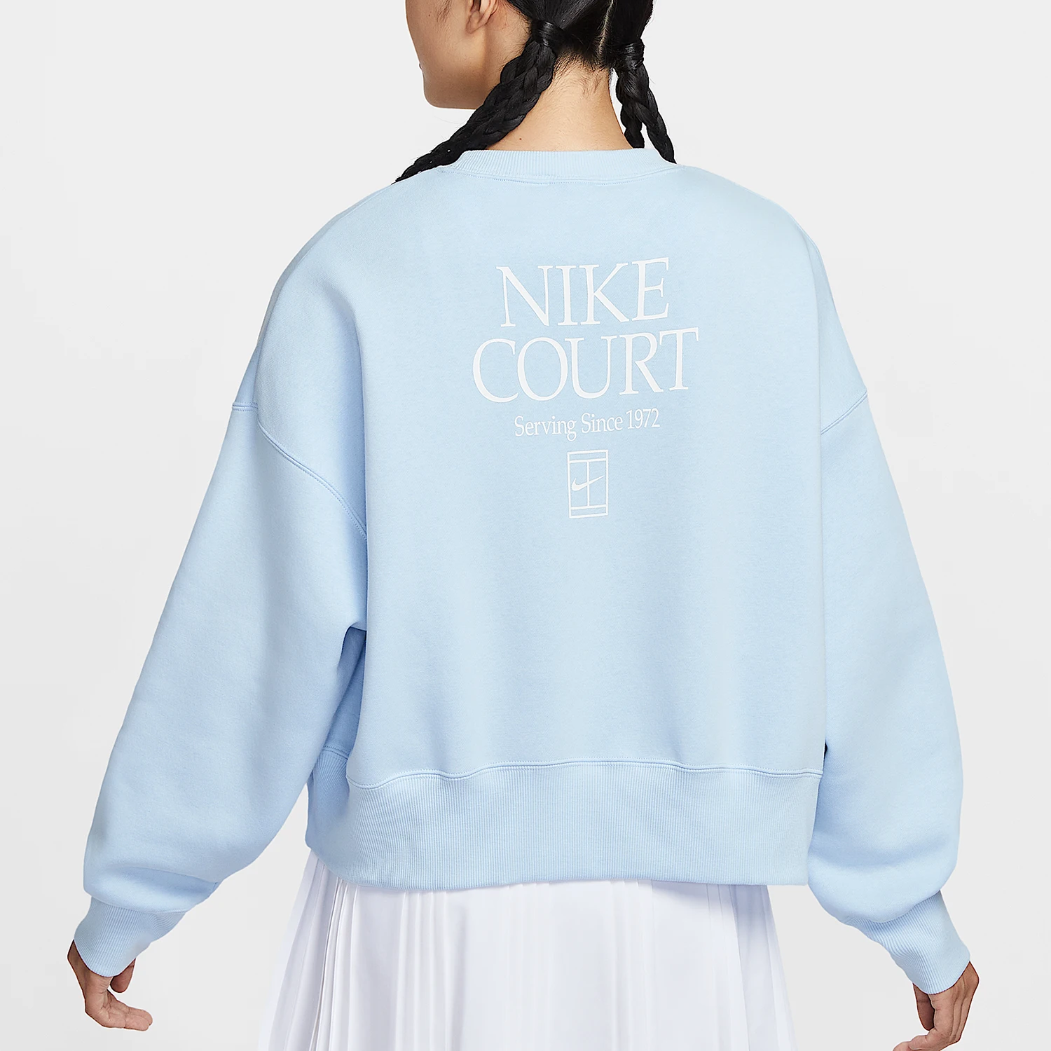 Nike Authentic Autumn Style Women's Daily Embroidered Loose Hoodie IO0485-441