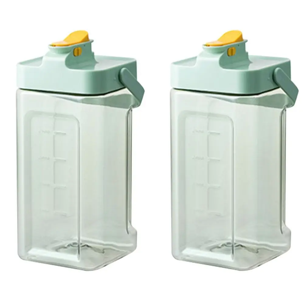 2 Pcs Durable 3.5L Fridge Cold Kettle With Faucet Leakproof Juice Container Sealed Lid Lemonade Dispenser For Home