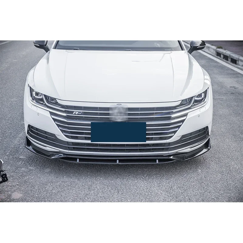 New！ For Volkswagen Arteon CC front bumper lip separator spoiler diffuser protective cover body modification parts 2019 2020 202