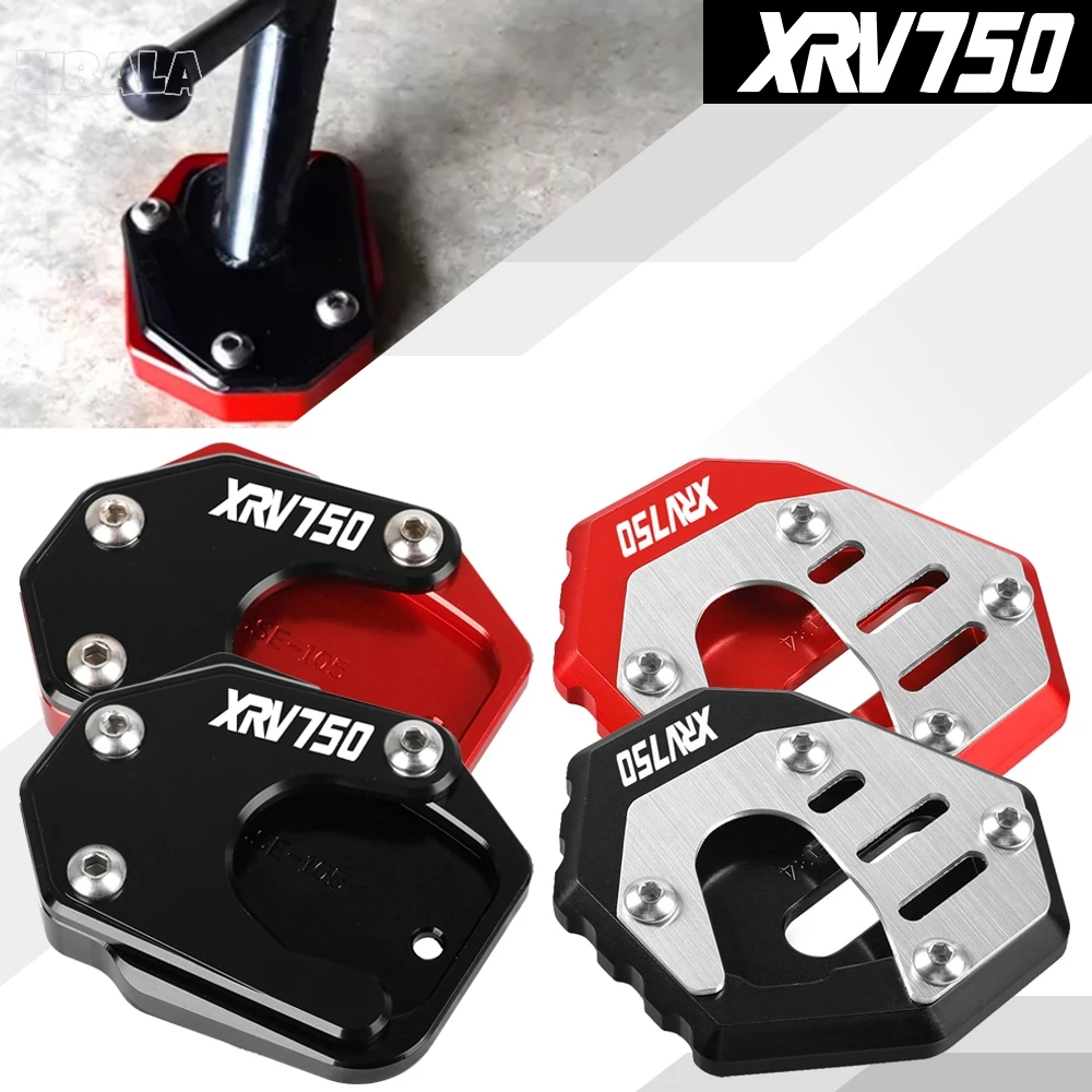 XRV750 Motorcycle Kickstand Enlarger Pad Side Stand Extension Plate FOR HONDA XRV750 RD07 Africa Twin XRV 750 RD 07 AFRICA TWIN