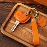 Motorcycle Key Case Shell Cover Leather keyring keychain Accessories for All Vespa Model GTS LX LXV 50 125 250 300 GTS 300ie