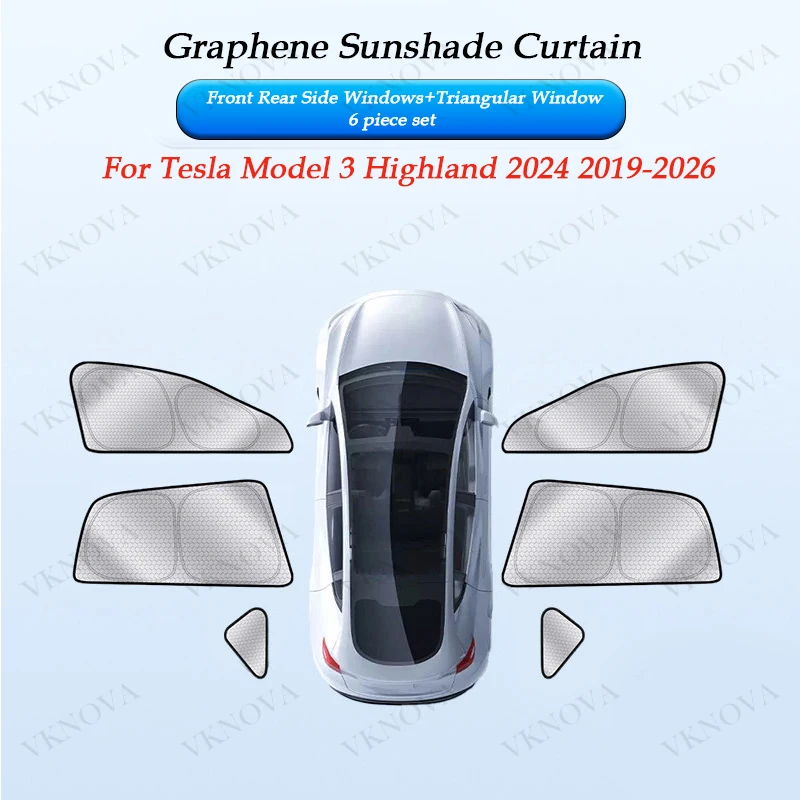 For Model 3 6PCS Set