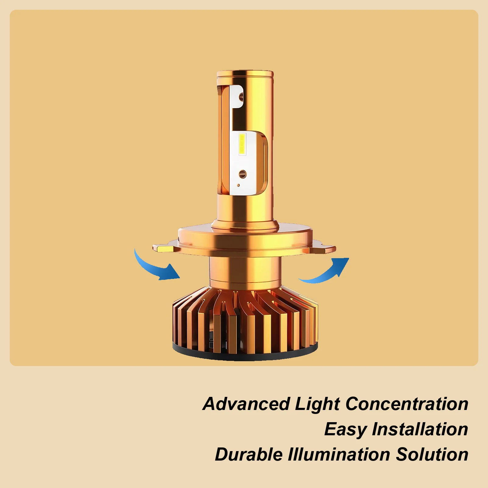 

Headlight Bulbs Ultra Bright H4 Headlight Bulb Automobile Headlamp For Automotive Vehicles Car Modification Enthusiasts