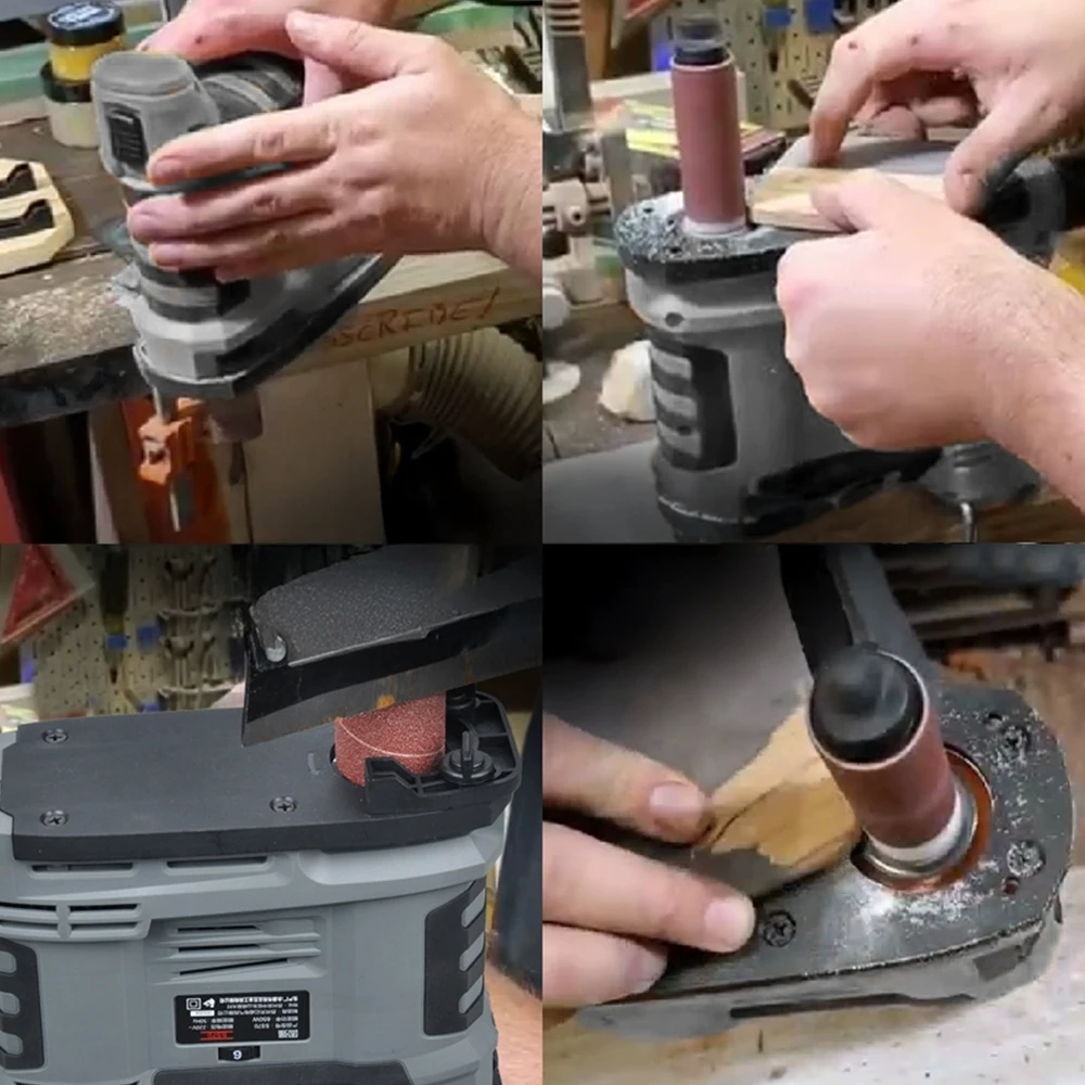 

Woodworking Arc Polishing Machine Shaft Sander Special-shaped Curved Belt Column Machine for Precision Sanding Polishing Tools