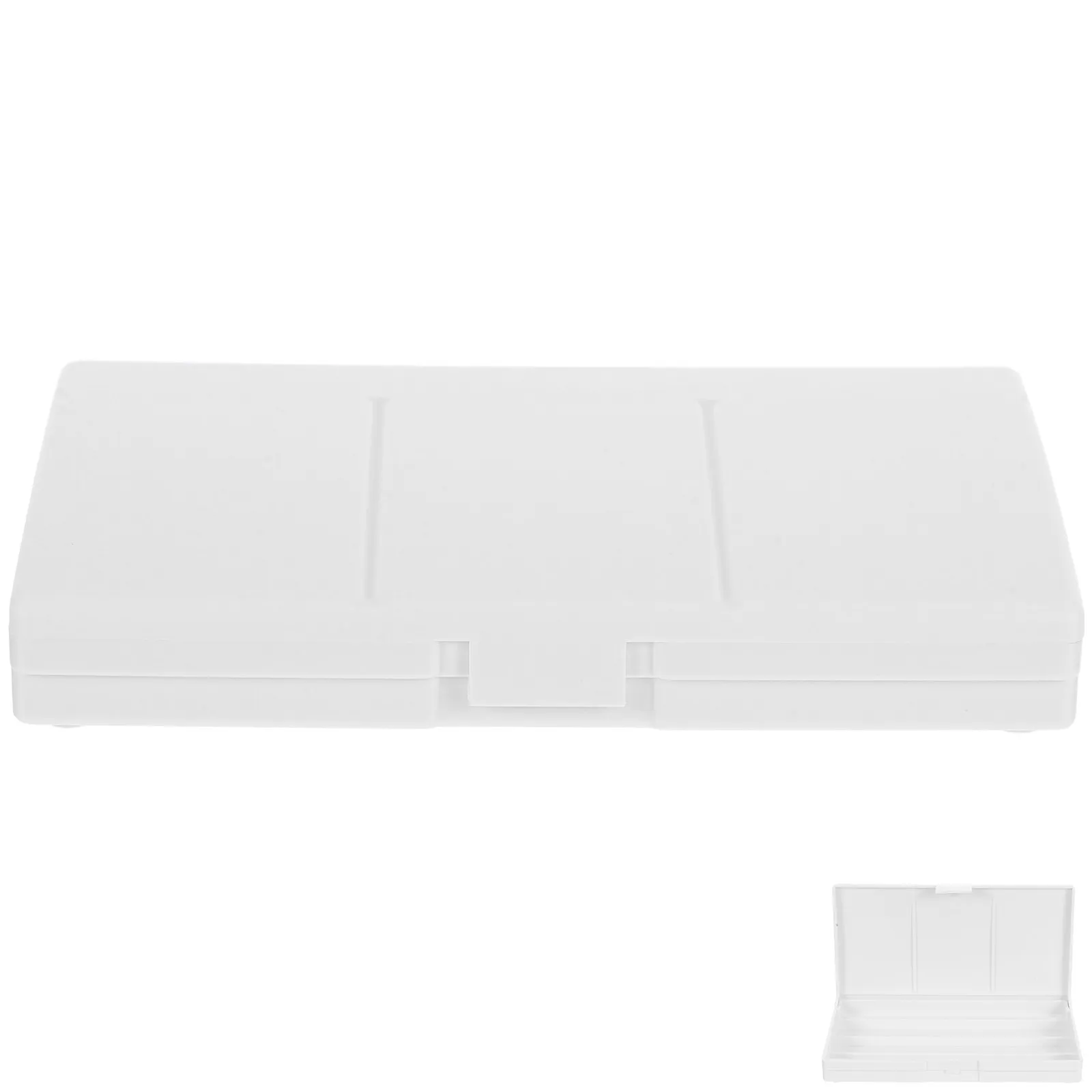 Watercolor Palette Box Multi-Grid Plastic Paint Tray Portable Empty Palette Case for Oil Acrylic Gouache Paint Mixing Travel