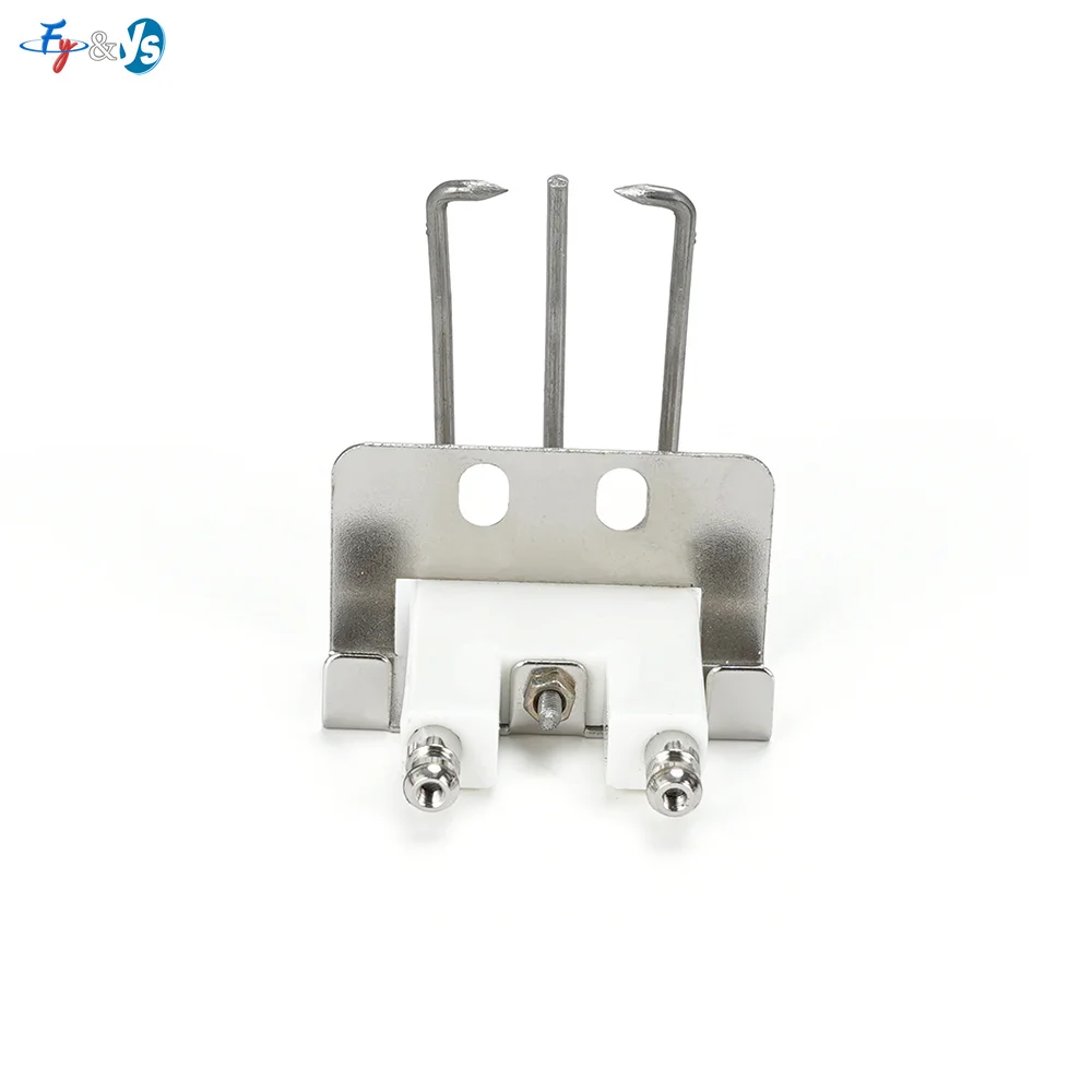Gas Burner Ignition Electrode Flame Sensor Probe Ceramic Igniter Needle for Infrared Gas Stove Oven Burner Replacement Parts