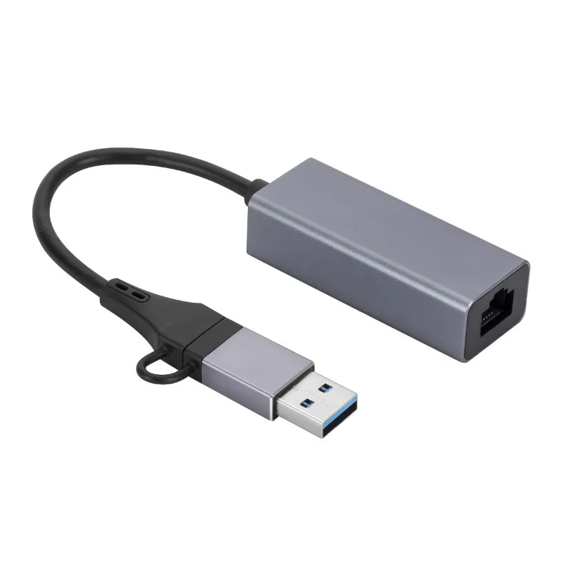 Driver‑Free USB‑C to RJ45 Ethernet Card, Gigabit 1000Mbps Wired Network Adapter for Laptop Set‑Top Box