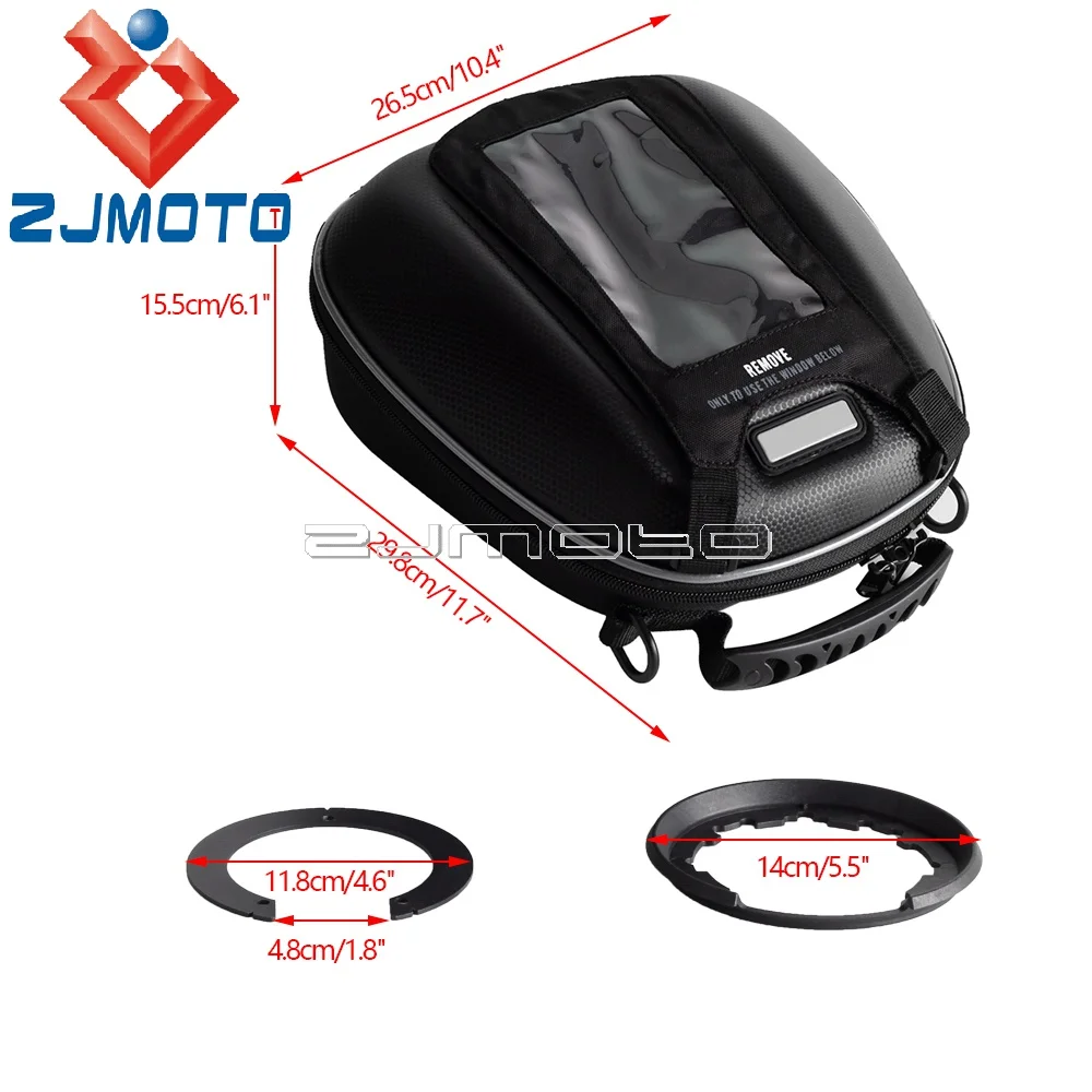 Motorcycle Fuel Tank Luggage Backpack Travel Bag For KAWASAKI ER-6N 6F ZX-6R 10R 14R ZZ-R  NINJA KLE 650 1000 Z 750 800 2006-20