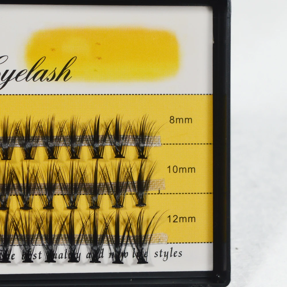 1boxes Volume 20D Eyelash Extensions 0.07mm Thickness Hair Mink Strip Eyelashes Individual Lashes Fans Lash Natural Style