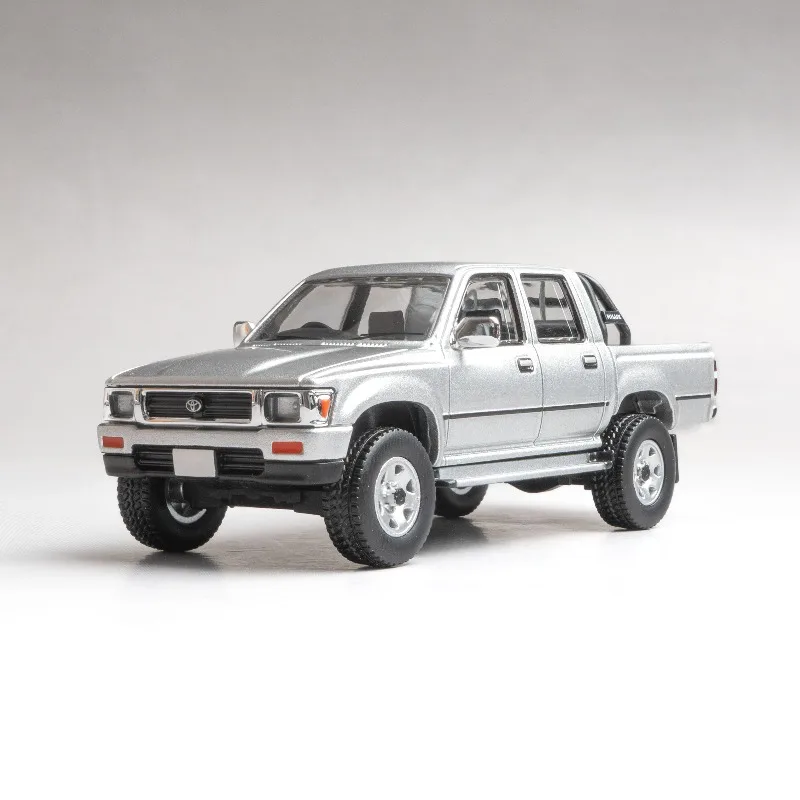 حقيقي في المخزون TAKARA TOMY TOMYTEC TLV 1/64 N256c تويوتا HiLux 4WD SSR سبيكة موتور سيارة دييكاست نماذج سيارات لعب #3