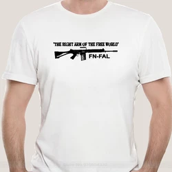 Men t shirt FN FAL The Right Arm of The Free World 308 Nato British L1A1 Rifle t-shirt women