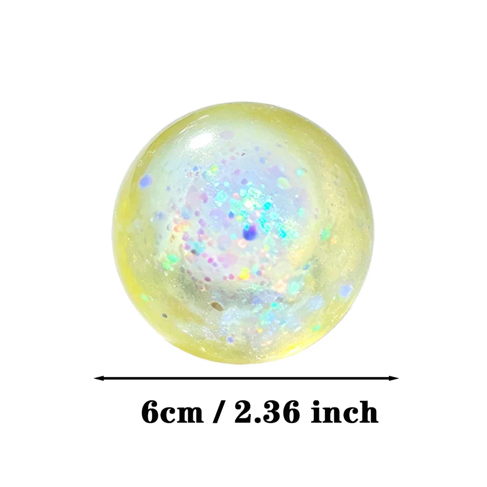 Kawaii 4 Color Handmade Crystal Squishy Slow Rebound Crunch ASMR Fidget Toy Soft Squeeze Stress Relief Sensory Gift
