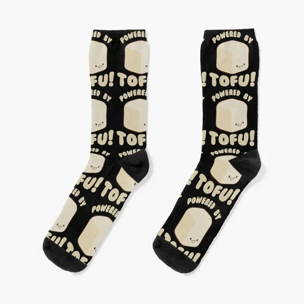 Powered by Tofu Vegan Socks set sport japanese fashion Socks Girl Men's