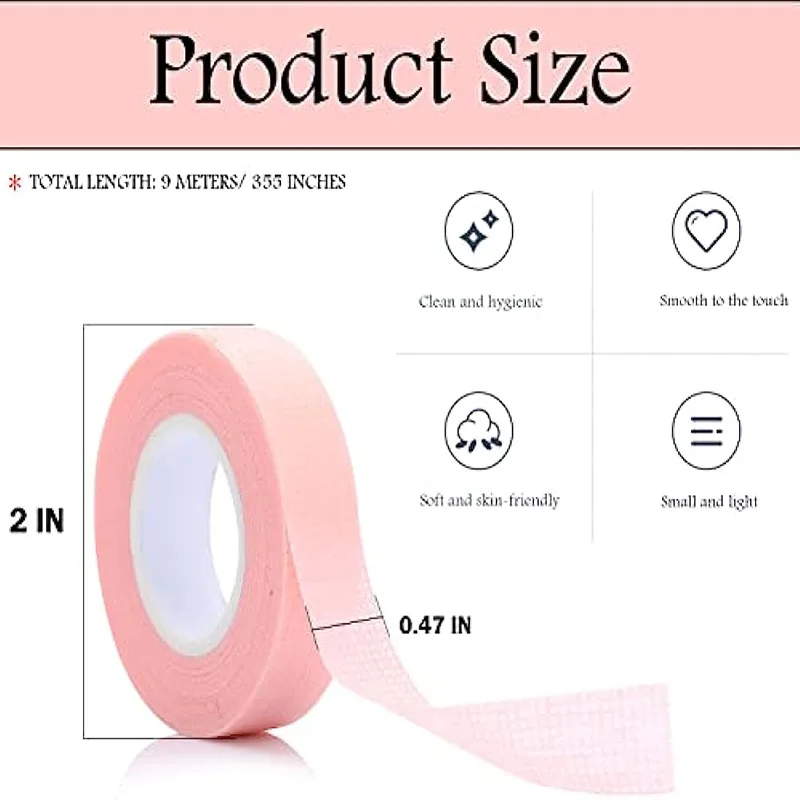 6pcs Eyelash Extension Tape for Breathable Microporous Fabric with Makeup Tools Wholesale of Eyelash Extension Products