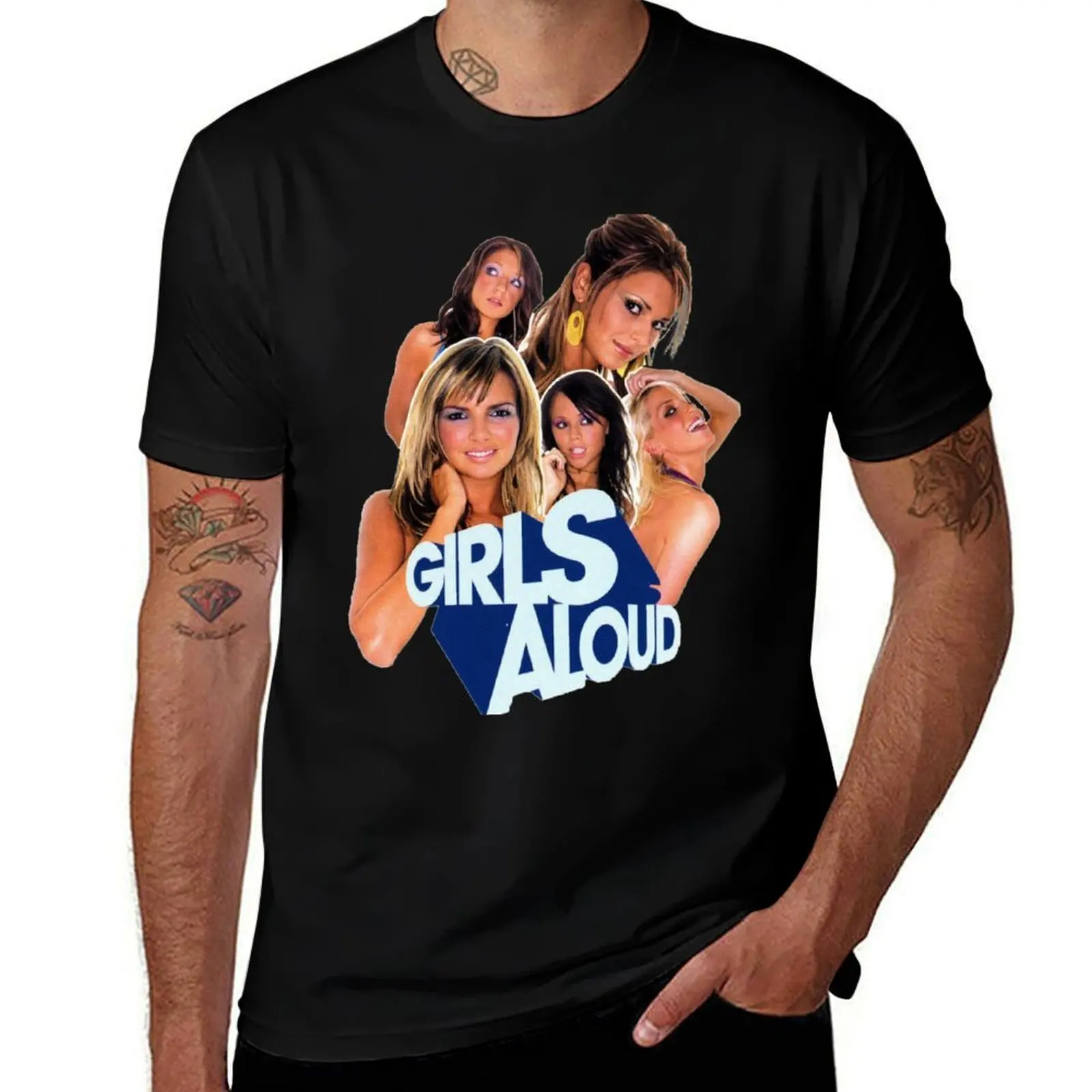 Tribute To Girls Aloud Band Singer Women Music T-Shirt Basic Plain Short Sleeve Crew Neck Tee T-Shirt