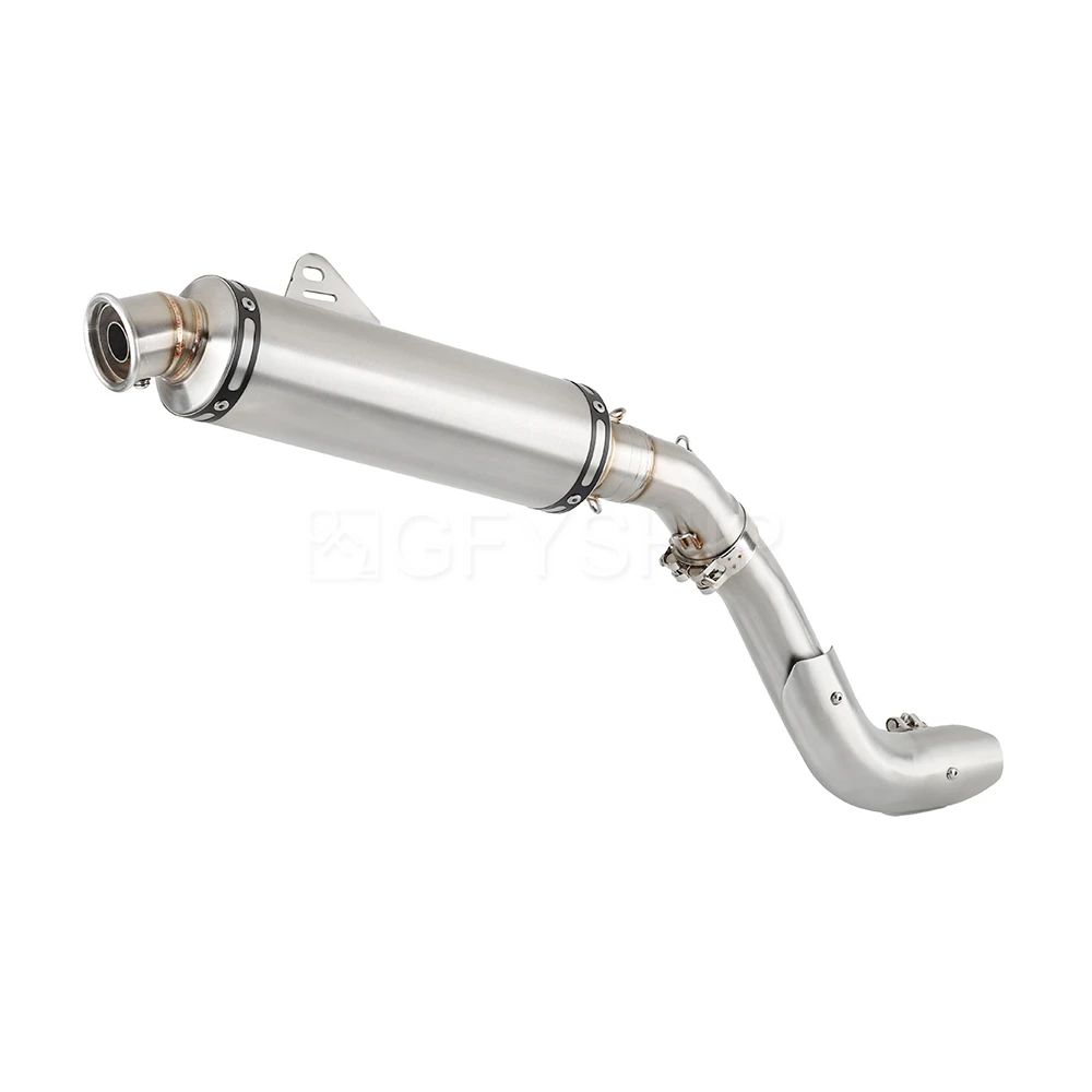 For Honda Transalp 750 2023 2024 2025 XL750 XL 750 Escape Slip-on Motorcycle High Position Exhaust Muffler With Link Pipe