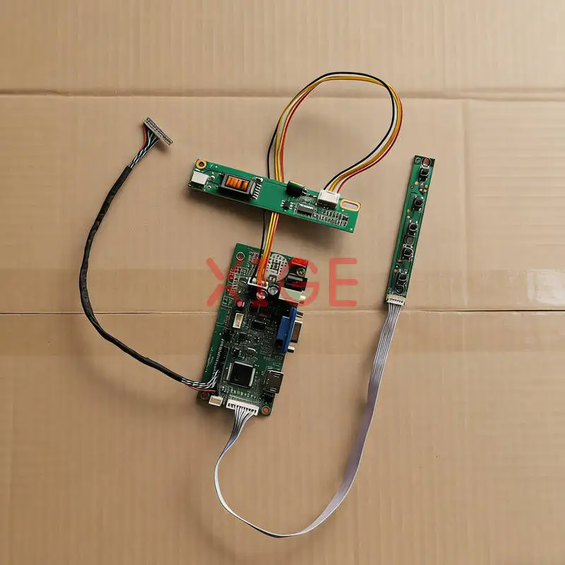 

Для LTD121EX9D LTD121EX1R LTD121EXFA LTD121EXGS комплект платы привода ЖК-контроллера DIY HDMI + VGA 1-CCFL LVDS 20-контактный 1280*768 1280x768