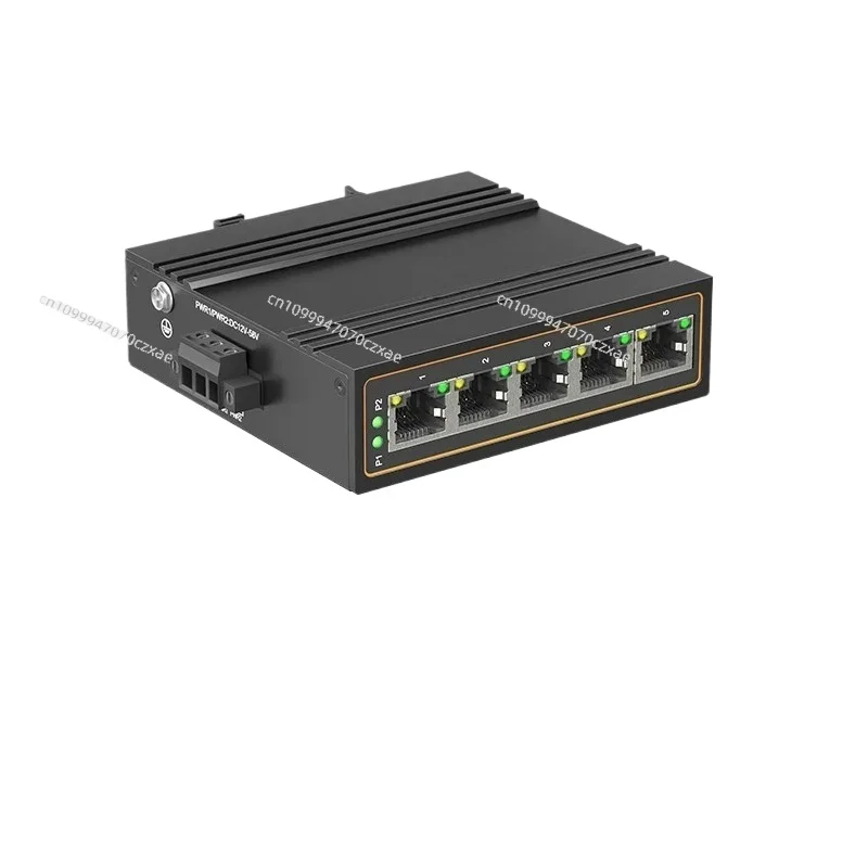 Gigabit Industrial Ethernet Switch, Rail Type Outdoor Security Monitoring Dedicated High and Low Temperature Resistance