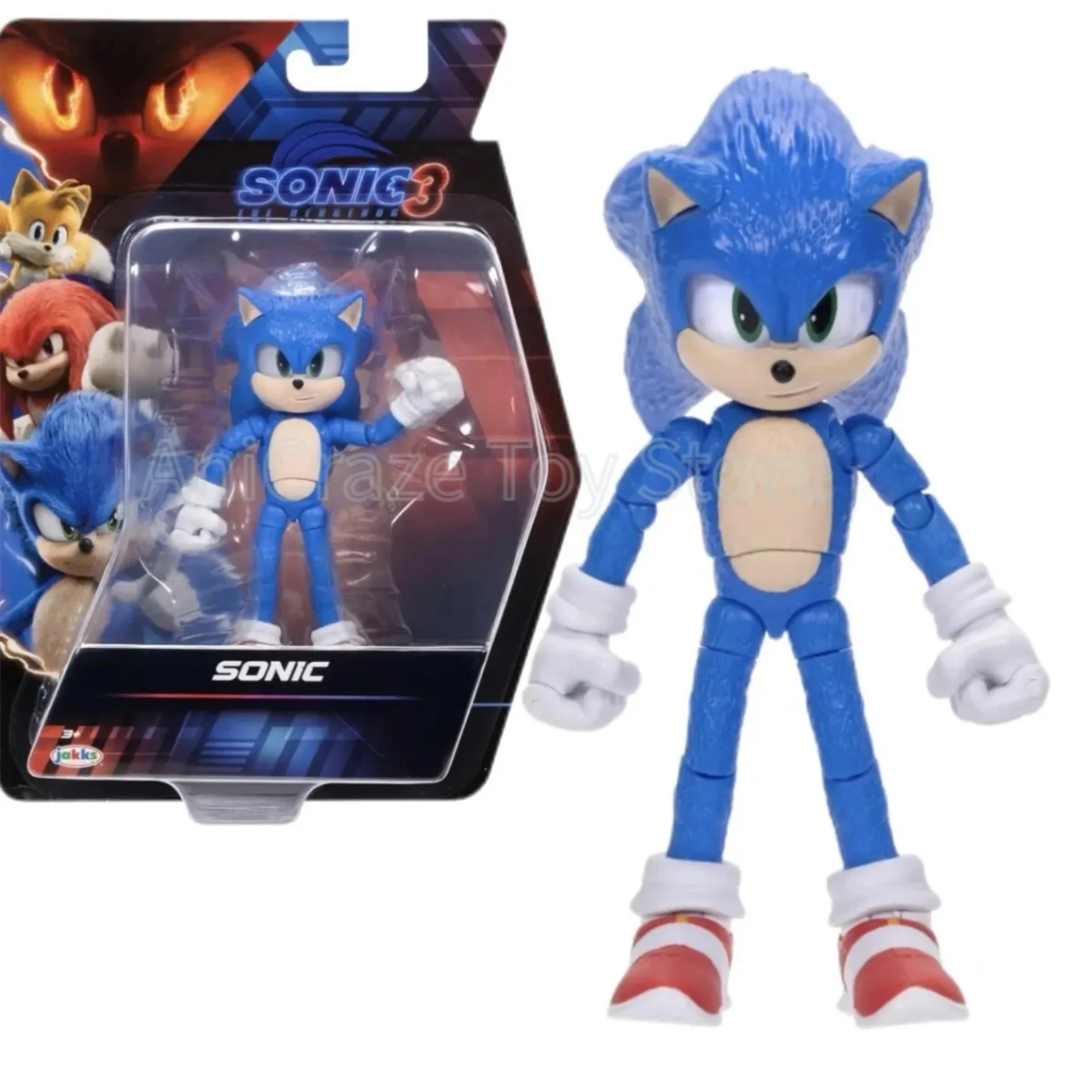 Original Sonic3 The Hedgehog Shadow Action Figure Articulated Model Trendy Desktop Toys Classic Cartoon Collectibles Gifts Toy - view 5