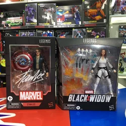 Hasbro Marvel Legends 80th Anniversary 1/12 Stan Lee Iron Man Hawkeye Black Widow Stone Man Louis Action Figures Model Toys